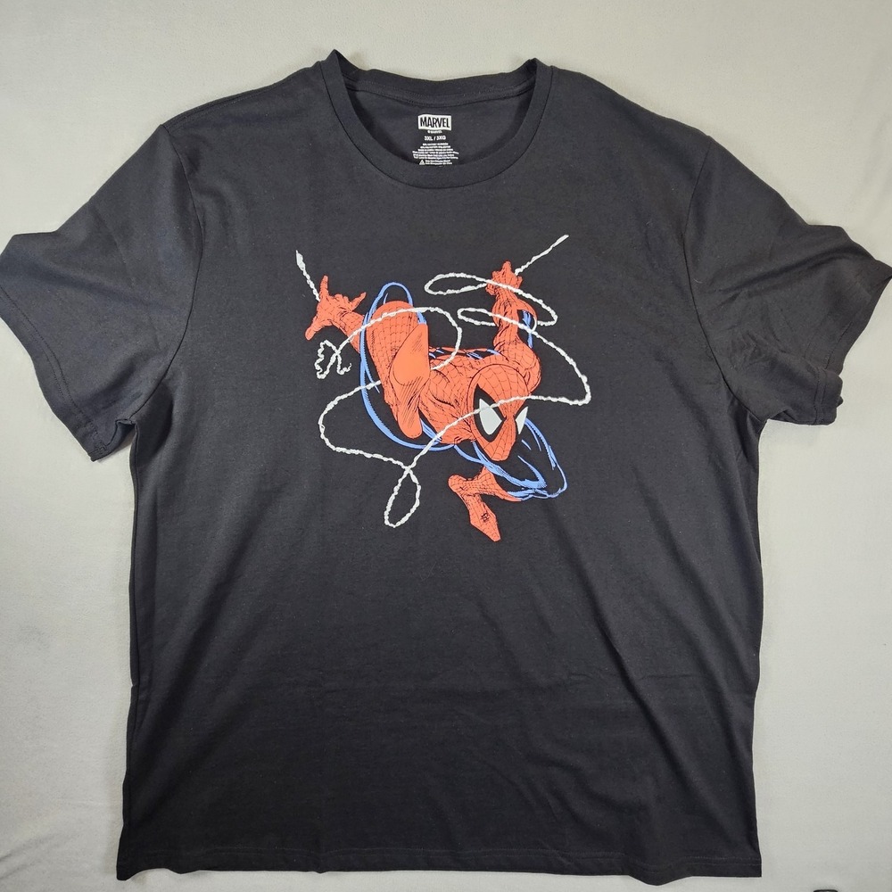 Marvel Amazing Spider-Man Venom T Shirt Mens 3XL Black Graphic Tee Comic Shirt